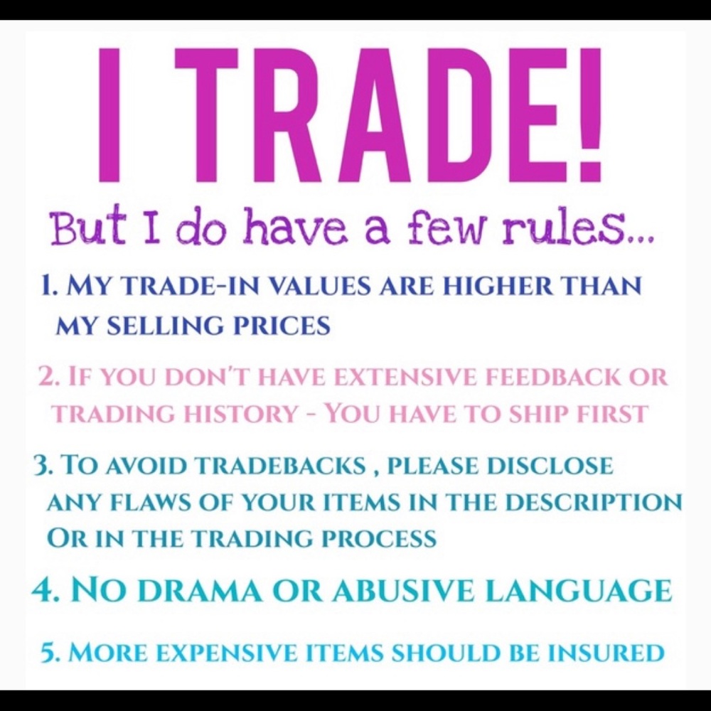 Trade rules💕